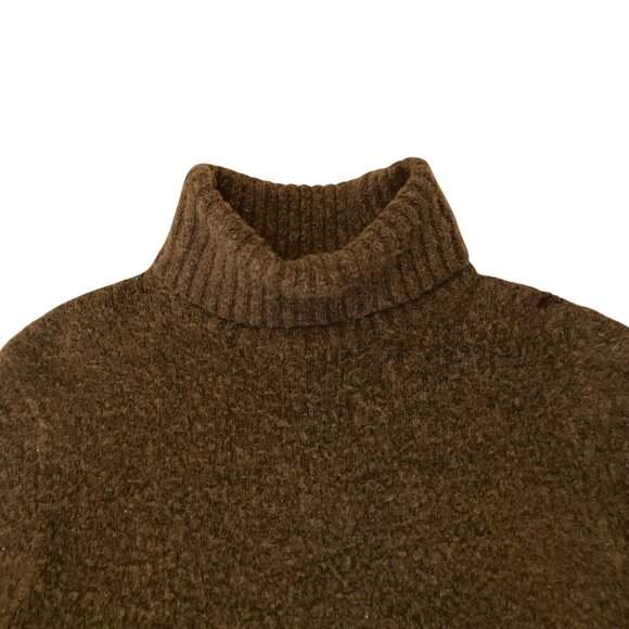 Knit Turtleneck Sweater • Brown • US Small - Picture 8 of 10